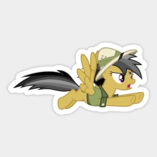 Daring Do flying 2 Sticker